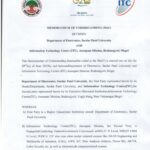 MoU With Electronics Dept of SPU